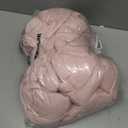 Amazon Essentials Girls' Heavyweight Hooded Puffer Coat, Water-Resistant, Light Mauve, XL 