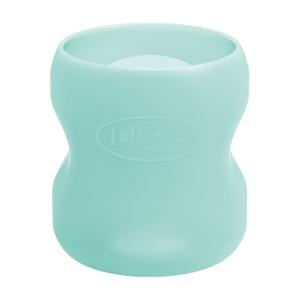 Dr. Brown's Options+ Wide-Neck Glass Bottle Sleeve, 100% Silicone, Mint, BPA-Free, 5 oz, 1-Pack