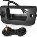 Tailgate Handle Backup Camera Fit for Chevy Silverado GMC Sierra 1500 2500 HD 2007-2013 Tailgate Reversing Rear View Park Assist Camera RCA Plug Replaces 22755304