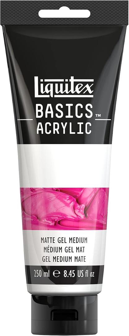 Liquitex BASICS Matte Gel Medium, 250ml (8.4oz) Tube