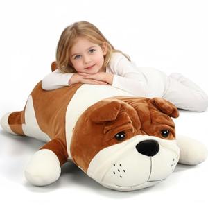 Vertintong 39.4'' Huggable Dog Plush, Cute Stuffed Animal, Soft Adorable Cuddle Companion for Kids Adults Boys and Girls, Plush Pillow Gift for Birthdays & Holidays