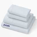 Purple SoftStretch Sheet Set, King/Calking, Rayon Blend from Bamboo Viscose, Standard - King/Cal King