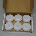 Homemory 12 Pack 3 Flameless Led Floating Candles, 200 Hour White Battery Operate Waterproof Tealights for Cylinder Vases, Centerpieces at Wedding Decor, Party, Pool