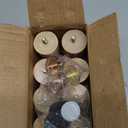 8 Pieces Round Solid Furniture Legs 4 Inch Natural Wooden Couch Leg Replacement Legs Dresser Sofa Couch Leg for Armchair, Cabinet, Chair, Dresser or Home DIY Projects