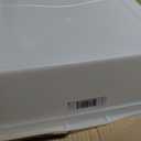 IRIS USA Large Open Top Cat Litter Box, Kitty Litter Pan, Pearl