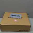 Knixmax Women's Winter Snow Boots Waterproof Mid Calf Booties Fur Lined Warm Outdoor Insulated Mucker Yard Skiing Hiking Boots Black Size 7 US / 38 EU