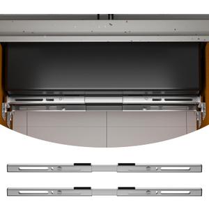 Undermount Sink Brackets Support Kit, Adjustable Heavy Duty Stainless Steel Undermount Sink Repair Braces for Kitchen & Bathroom Sinks 2839.4 Inch (2 Pack)