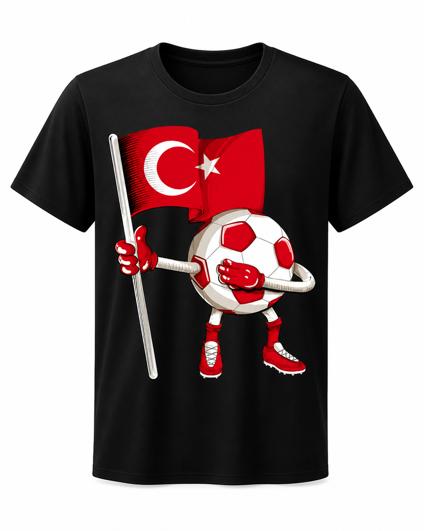 Turkey Soccer Jersey Turkish Flag Football Dab Funny T-Shirt, 4T