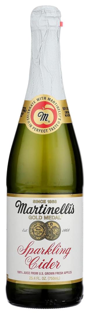 Martinelli's Gold Medal Sparkling Cider, 25.4 Fl Oz Bottle (EXP 11/19/26)