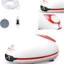 1w Ultra Quiet Aquarium Air Pump, Aquarium Aerator Adjustable Airflow, Single Hole Suitable for 20 to 40 GPH Fish Tank