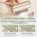 3-in-1 Pet Grooming Brush for Dogs & Cats | Deshedding & Dematting Comb with Built-in Lint Roller | Use with Our Sticky Hair Remover for Complete Fur Care(Coffee color)
