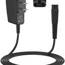 5V 1A Adapter for Andis Shaver Charger Power Cord, Replacement Andis Charger Compatible 17150 17165 TS-1 TS-2 Foil Shaver Black