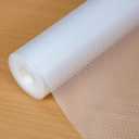 Shelf Liners 22 in x 20 ft EVA Drawer Mats, Non-Adhesive Cupboard Protector, Kitchen Cabinet Lining Fridge Liner (Clear Flat Dot, 56x610cm)