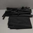 XL Elevated Dog Bed for Large Dogs, Extra Raised Dog Cot Beds, Heavy Duty Pet Cots with Durable Supportive Teslin Recyclable Mesh, Indoor & Outdoor Pet Bed (Black)