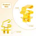 T Post Insulators Electric Fence 200 Pcs Standard Snug-Fitting T-Post Clips Holding Insulators for Agricultural and Ranchers