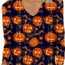 Women American Flag V Neck Shirt Patriotic USA T Shirt Stars Stripes Pullover 4th of July Tee Tops (Medium)