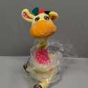 Dancing Talking Giraffe Toy, Stuffed Animal Baby Toy Repeating What You Say, Glowing Musical Electronic Giraffe Gifts for Toddlers 1-3 Years Old (Giraffe)
