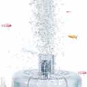 UPETTOOLS Mini Aquarium Sponge Filter, Small Internal Fish Tank Filter Detachable Submersible Filter with Air Stone auxiliary filter Suitable for 5-20 Gallon Tank (Air Pumps and Air Tube not Included)