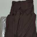 3 Pack Women's Maternity Pants Loose Wide Leg Pregnancy Sweatpants Over the Belly Lounge Pants Pajama with Pockets(Dark Brown, Light Coffee, Gray Apricot,X-Large)