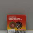 6in Wire Wheel Brush for Bench Grinder, Coarse Crimped Steel Wire 0.012" with 1/2" & 5/8" Arbor for Rust Removal - 1pack