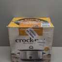 Crock-Pot 7-Quart Manual Slow Cooker, Family Size Serves 8+ People & Fits 6-lb Roast, Removable Stoneware with Warming Setting, Dishwasher Safe for Easy Cleanup, Stainless Steel