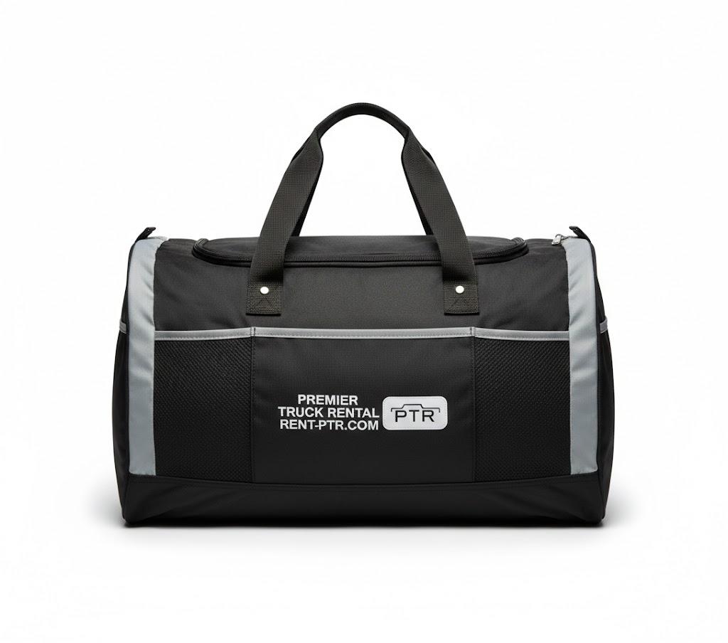 2 Duffle bag/travel bag, black, medium