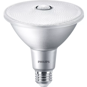 PHILIPS PAR38 Motion Sense LED Light Bulb - Flicker-Free Frosted Non-Dimmable Bulb with EyeComfort Technology - 120W Light Bulb with E26 Base - 1 Pack