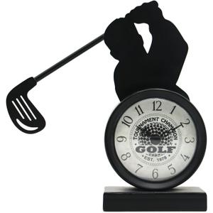 Golf Gifts for Men Dad Women Brother Bosses Golf Clubs Desk Clock Cool Desk Accessories for Coworkers Golfer Fans Souvenir Novelty Event Golf Office Decor Golfer Gadgets Unique Funny Stuff