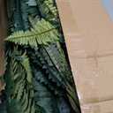 55" Fake Ferns, Set of 2 Artificial Ferns for Outdoors Large, Artificial Boston Ferns with 111 Fronds for Garden Porch Home Spring Decor