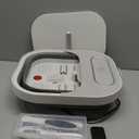 UNIFULL Collapsible Foot Spa Bath with Heat and Massage Rollers, Bubble, Foot Pedicure Kit, Temperature Control, Red Light, Pedicure Foot Spa, Foot Bath