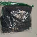 Waterproof Shoe Covers, Reusable & Foldable Rain Boot Shoe Cover with Zipper, Non-Slip, Reflector, Men Women Rain Gear, Black (XX-Large)