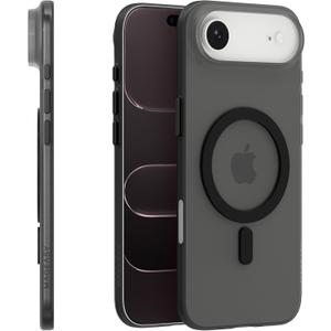 MAGEASY Designed for iPhone Air 6.5" Thin Case - Super Lightweight, 0.7mm Ultra Thin, Compatible with MagSafe, Anti-Fingerprint - Lyte M (Ash)