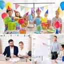 T Shaped Backdrop Stand 6.5x8.5ft, Huzofexo Portable Background Holder with Clips, Adjustable Photo Stand Kit for Parties,Photography,Banner,Photoshoot