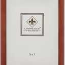 Lawrence Frames Walnut Wood Picture Frame, Gallery Collection, Light Walnut, 5x7