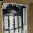 OKPRO 10000W Solar Street Light, 7000K Solar Lights Outdoor Waterproof Motion Sensor, Solar Security Light IP66 Waterproof, Solar Street Lights Outdoor Dusk to Dawn for Parking Lot, Yard, Farm