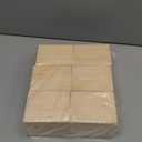 Cregugua 6 Pack Wood Pen hlolder Unfinished Wooden Pencil Holder for Homemade DIY Crafts (3"x3"x4")