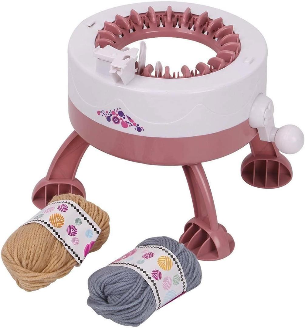 22 Needle Hand Knitting Machines Weaving Loom Craft Scraf Hat Sweater DIY Sets for Kids Adults DIY Knit Scarf Hat
