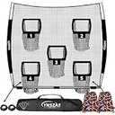 YNSZAS Football Throwing Target Net, Upgraded Weather Football Training Equipment Accessories (Only Net)