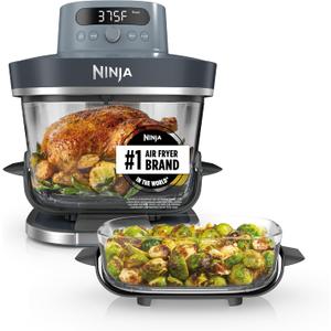 Ninja Crispi Pro Glass Air Fryer, 6-in-1, Cyberspace, AS101CY, 6 Cup