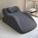 Kaobbfacai Wedge Pillow for Couples Memory Foam Lift Pillow, Grey