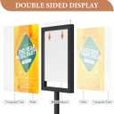 Relx Standing Sign Holder 11 x 17, Adjustable Pedestal Sign Stand, Double-sided Floor Signage Stands for Outdoor Indoor Poster Display