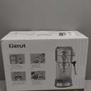Gevi Commercial Espresso and Coffee Makers, Professional 20 Bar Espresso Maker with Milk Frother, Stainless Steel Expresso Coffee Machines for Home, Compact Cappuccino Machine, Great Gift