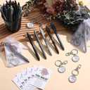 15 Sets Valentines Thank You Gifts You Rock Pens Keychains with Cards Bags Positive Employee Appreciation Gifts for Coworker Team, 5 Styles