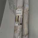 VEELIKE Extra Wide 32''x354'' Glossy Blue Gold Marble Contact Paper for Countertops Waterproof Blue Marble Wallpaper Peel and Stick Counter Top Stick Paper for Kitchen Bathroom Furniture Table Walls