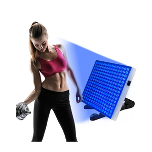 460nm Home Tanning Lamp, 45W Sunbathing Self Tanning Lamp, Home Solarium Tanning Daylight with 225pcs LEDs and Hook, Desktop Stand, Large Area Lighting for Face and Body Antique Bronze Skin