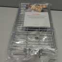 onlyfire 6042 Chrome Plating Steel Flat Grill Rotisserie Basket for Most Grills, Fits 1/ 2" Hexagon, 3/ 8" Hexagon, 3/ 8" Square & 5/ 16" Square Spit Rods