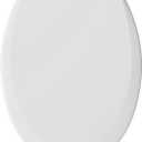 PROFLO PFTSWSC2000 Elongated Closed-Front Toilet Seat with Soft Close and Easy Clean - White