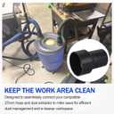 27mm Hose Adapter for Dewalt Milwau-kee Ridgid 2 1/4 Table Saws Compatible with Festool hose 2Pcs