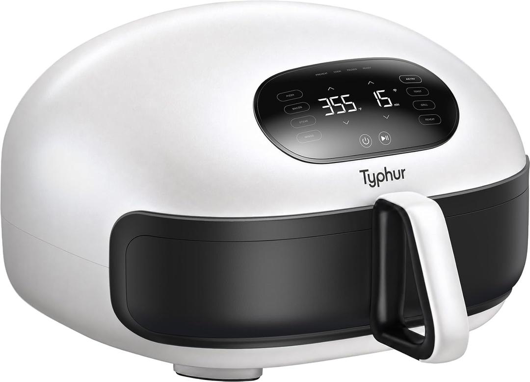 Typhur Dome 2 Large AI Smart Air Fryer, 15-in-1 Dual Heating, Self-Cleaning