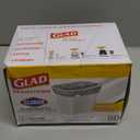 Glad Medium Trash Bags, 8 Gallon, Lemon Fresh Bleach Garbage Bags, Resists Bacterial Odors with Drawstring, 80 Count